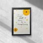 Calligraphy_SunflowerQuote