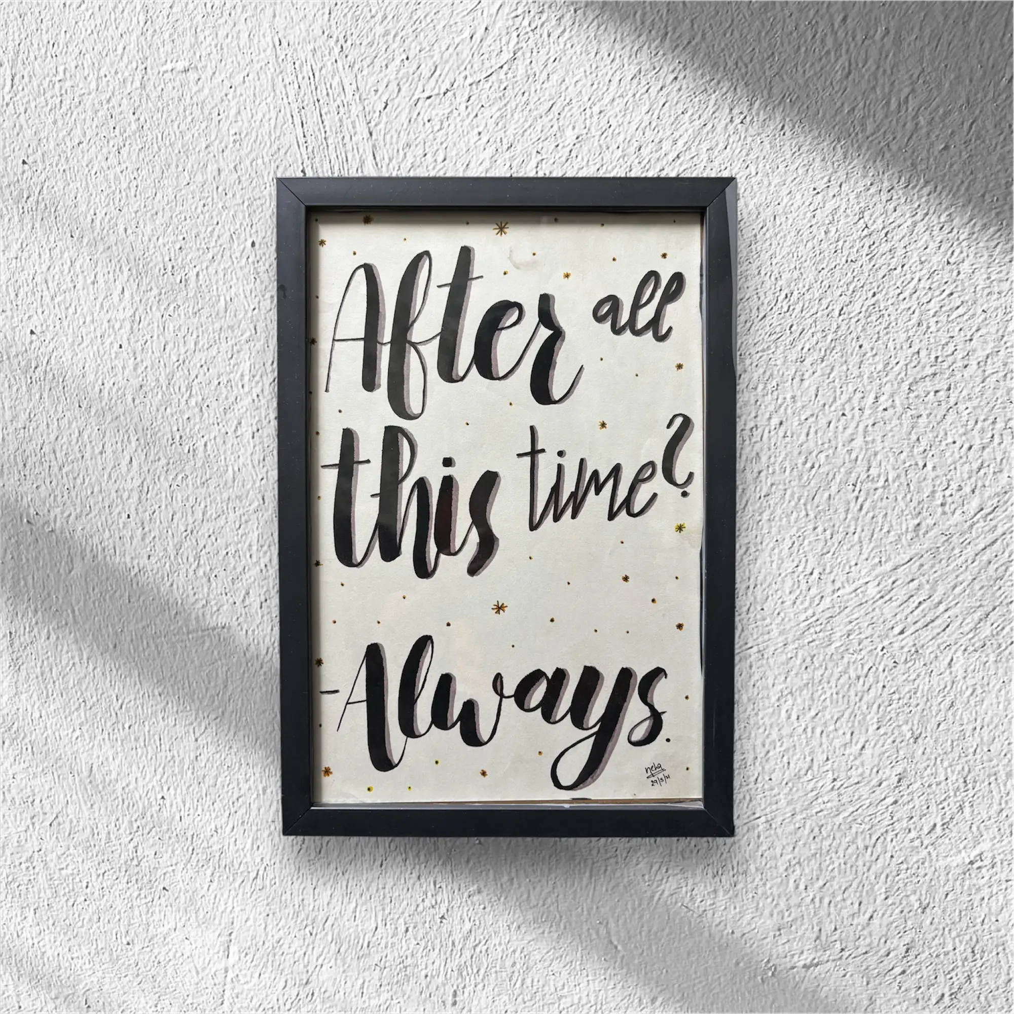 Calligraphy_Time Time Always