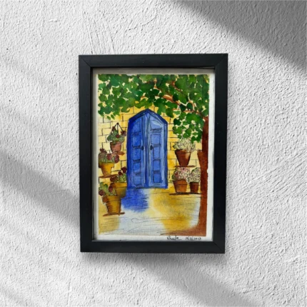 Painting_BlueDoor