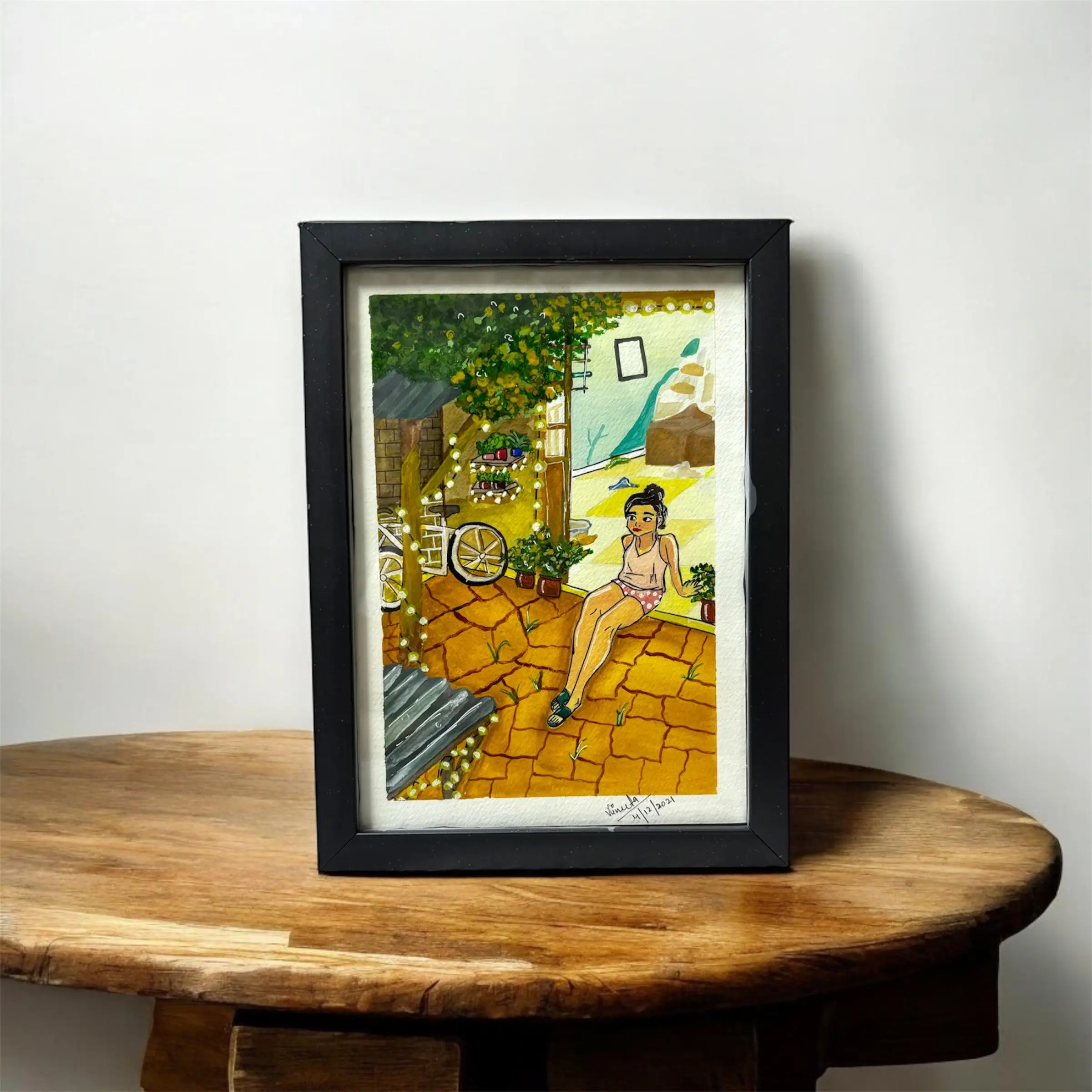 Painting_Girl2 Girl 2 – Handmade Painting - Image 1